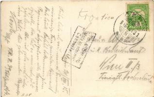 1915 Csepin, Cepin (Eszék, Osijek); Rimokatolicki zupni dvor / Roman Catholic parish court, processi...