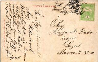 Nagykikinda, Kikinda; Ferenc József tér. W.L. Bp. 2129. 1911-13. / square