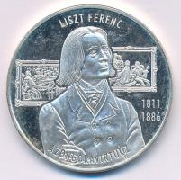 2011. Liszt Ferenc 1811-1886 - A zongoravirtuóz / Liszt Ferenc emlékév ezüstözött Cu-Ni emlékérem (39mm) T:UNC (PP) ujjlenyomat