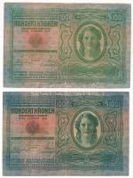 1912. 100K (5x) piros "MAGYARORSZÁG" felülbélyegzéssel T:F
Adamo K28