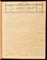 1918 A ,,Losonczi Hirlap" szépirodalmi melléklete. I. évf. 1-52. sz. (teljes évfolyam). Szövegközi fekete-fehér illusztrációkkal. Egybekötve, korabeli félvászon-kötésben, márványozott lapélekkel, helyenként kissé sérült lapokkal, 208 p.