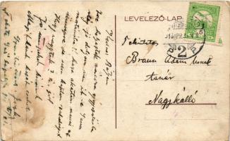 1914 Nagyvárad, Oradea; M. kir. országos csendőrségi iskola, Parancsnoksági épület / K.u.K. gendarme...