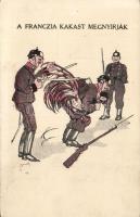 The French cock WW. I. military propaganda