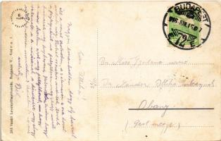 1916 Arad, Tabajdi Károly utca. Vasúti levelezőlapárusítás 583. / street view (EK)