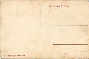 Arad, Batthyány utca. Ingusz J. és fia kiadása / street view (EK)