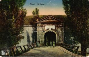 Arad, Várkapu. Mandl Ignác kiadása / castle gate (EM)