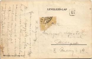 Arad, Park részlet a várból. Kerpel Izsó kiadása / castle park (r)