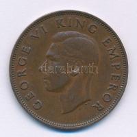 Új-Zéland 1947. 1p bronz VI. György T:XF,VF New Zealand 1947. 1 Penny bronze George VI C:XF,VF Krause KM#13