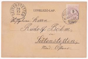 1898 (Vorläufer) Kismarton, Eisenstadt; Pfarrkirche / Plébániatemplom / parish church s: Anton Gradw...