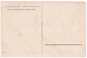 Kismarton, Eisenstadt; Kalvarienbergkirche. Prof Alb. Kollmann "Burgenlandserie I" Nr. 6. ...
