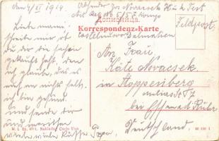 1914 Herceg Novi, Castelnuovo; W.L. Bp. 4711. Naklada Carlo Uva (EK)