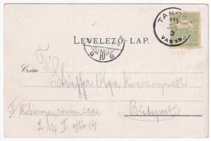 1904 Tarcsa, Tarcsafürdő, Bad Tatzmannsdorf; Mária villa, Karolina villa, sétatér, gyógyudvar / vill...