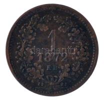 1872KB 1kr Cu "Angyalos címer" T:XF patina
Adamo M4.1