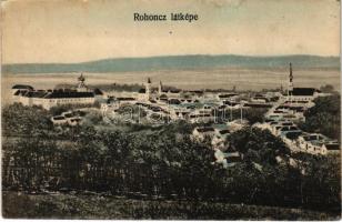 1920 Rohonc, Rechnitz; látkép, Batthyány kastély. Stelczer Adolf kiadása / general view, castle (EK)