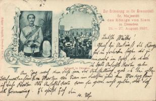 1897 The king of Siam in Dresden