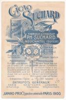 Lviv, Lwów, Lemberg (Gallicya, Galizien); Menu - Chocolat Suchard / Swiss chocolate advertising, fol...