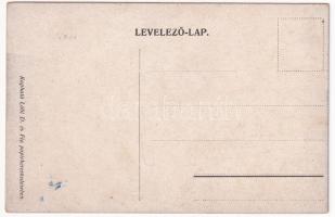 Budapest, Bleriot repülőgépével Budapesten. Löbl D. és Fia kiadása (EK)