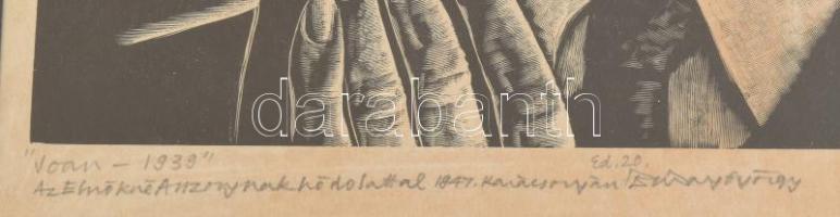 Buday György (1907-1990), 2db Tildy Zoltán (1889-1961) köztársasági elnök és neje számára ajánlott g...