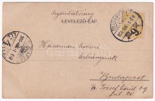 1905 Budapest, Ex Lex. A nagyemberek, a Magyar Színház revü előadása / Hungarian theater's revu...