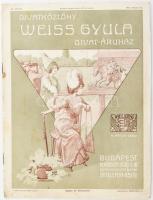 1912 Divatközlöny Weiss Gyula divat áruház képes katalógus. 24p.