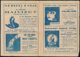 1929 Kozmetika c. lap VIII. évf 4. szám, megviselt állapotban