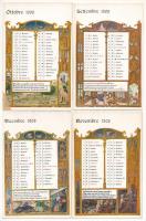 1908 Cartolina Augurale per le Case del Pane sotto l'Alto Patronato di S.M. La Regina Madre / 1...