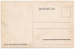 Szatmárnémeti, Satu Mare; Katolikus székesegyház. Wiener Werkstätte stílusú művészlap. Reizer János ...