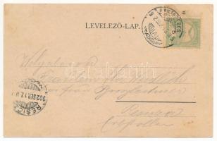 1902 Karánsebes, Caransebes; Izraelita zsidó templom, zsinagóga / synagogue (r)