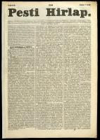 1842 Pesti Hírlap 158. sz. Julius 7. 1842. Szerk.: Kossuth Lajos. Pest, Landerer Lajos, restaurált, a felső sarkain kis hiányokkal, 472-480 p. Benne korabeli hírekkel, érdekes írásokkal, korabeli reklámokkal, közte Emich Gusztáv újonnan felállított könyvkereskedésének reklámjával, valamint gőzhajómenetrenddel, gabonaárakkal.
