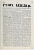 1842 Pesti Hírlap 160. sz. Julius 14. 1842. Szerk.: Kossuth Lajos. A címlapon Kőrösi Csoma Sándor halálhírével. Pest, Landerer Lajos, restaurált, 491-498 p. Benne korabeli hírekkel, érdekes írásokkal, korabeli reklámokkal, gőzhajómenetrendekkel, gabonaárakkal.