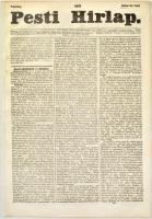 1842 Pesti Hírlap 163. sz. Julius 24. 1842. Szerk.: Kossuth Lajos. Pest, Landerer Lajos, restaurált, 521-528 p. Benne korabeli hírekkel, érdekes írásokkal, korabeli reklámokkal, gőzhajómenetrendekkel, gabonaárakkal.