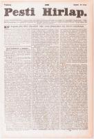 1842 Pesti Hírlap 169. sz. August. 14. 1842. Szerk.: Kossuth Lajos. Pest, Landerer Lajos, restaurált, 571-580 p. Benne korabeli hírekkel, érdekes írásokkal, korabeli reklámokkal, gőzhajómenetrendekkel, gabonaárakkal.