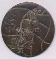 ~1930. Labdarúgó díjérem "LUDVIG BP THÉK U 44." gyártói jelzéssel (36mm) T:XF fül letört