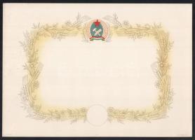 Cca. 1950. 5 db kitöltetlen Rákosi korabeli oklevél