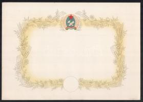 Cca. 1950. 5 db kitöltetlen Rákosi korabeli oklevél