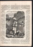1856 Budapesti Visszhang 29. szám Jul. 17. 1856. A címlapon a budapesti panoráma fametszetű képével,...