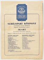 1947 Nehézipari Központ a BNV-n nagy reklám nyomtatvány