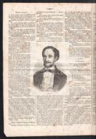 1856 Budapesti Visszhang 31. szám Jul. 31. 1856. A címlapon a budapesti panoráma fametszetű képével,...