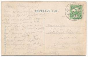 1913 Buziásfürdő, Baile Buzias; Szt. Antal tó. Montázs kis babákkal, Francz József kiadása / lake. M...