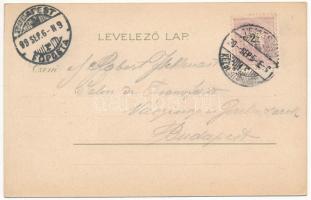 1899 (Vorläufer) Temesvár, Timisoara; Józsefvárosi indóház, vasútállomás, lovas hintók. Corvina kiad...