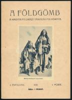 1930. A földgömb. A Magyar Földrajzi Társaság folyóirata I. Évfolyam, 6. Füzet. (Haranghy Jenő pályadíjgyőztes toborzó oklevéltervével)