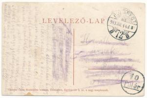 1913 Érendréd, Ér-Endréd, Andrid; motor és olaj malom, lovaskocsik. Vámoser Ödön fényképész kiadása ...