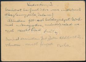 1944 novembere, ifj. Czene Béla (1911-1999) festőművész és apja, id. Czene Béla (1886-1944 körül) au...