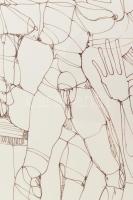 Joseph Szabó (Szabó József, 1925-2010): Három grácia. Tus, papír, jelezve jobbra lent. Kiállítva: Mu...