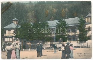 1912 Tusnád-fürdő, Baile Tusnad; Mária villa. Montázs, Brunner Lajos kiadása / villa. Montage (EK)