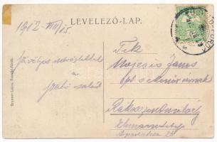 1912 Tusnád-fürdő, Baile Tusnad; Mária villa. Montázs, Brunner Lajos kiadása / villa. Montage (EK)