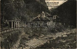 1909 Herkulesfürdő, Baile Herculane; Herkules fürdőház. Deixner Fanny kiadása / Herkules-Badehaus / bath, spa (EK)