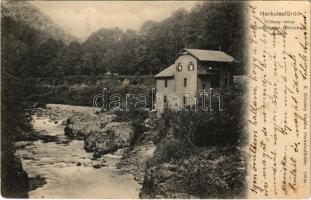 1906 Herkulesfürdő, Herkulesbad, Baile Herculane; villanytelep. R. Krizsány kiadása / Elektrische Betriebs-Anlage / electric power plant, power station (EK)