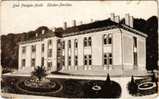 1916 Pöstyén, Pistyan, Piestany; Sándor pavilon / spa, bath (b)