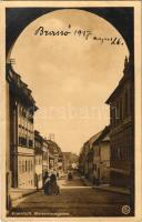1917 Brassó, Kronstadt, Brasov; Waisenhausgasse / Árvaház utca / street view. Fotoatelier Gust (EK)